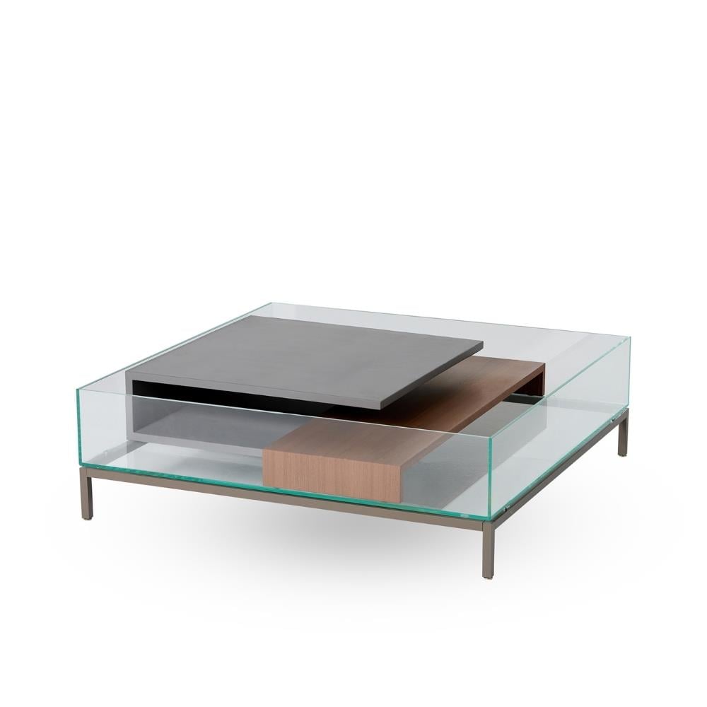 Momentum Sehpa-Metal-Glass-Wood-Lacquer