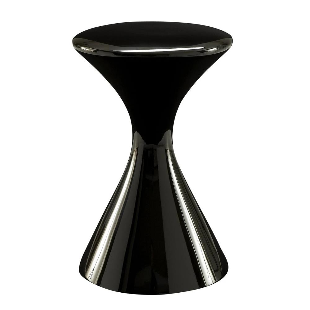Mushroom Tabure - Black Lacquer
