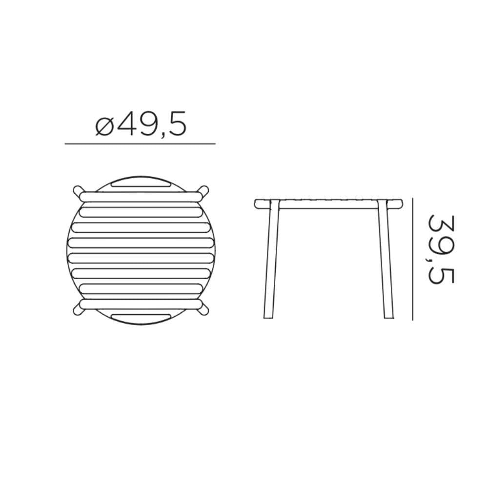 Nardi Doga İstiflenebilir Sehpa