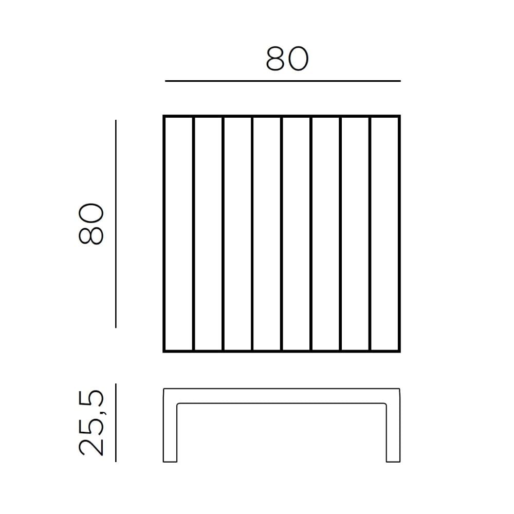 Nardi Maximo Tavolino Orta Sehpa