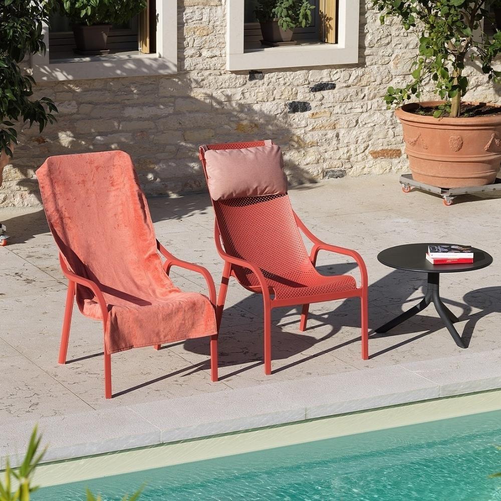 Nardi Net Corallo Step Anthracite Bahçe Takımı