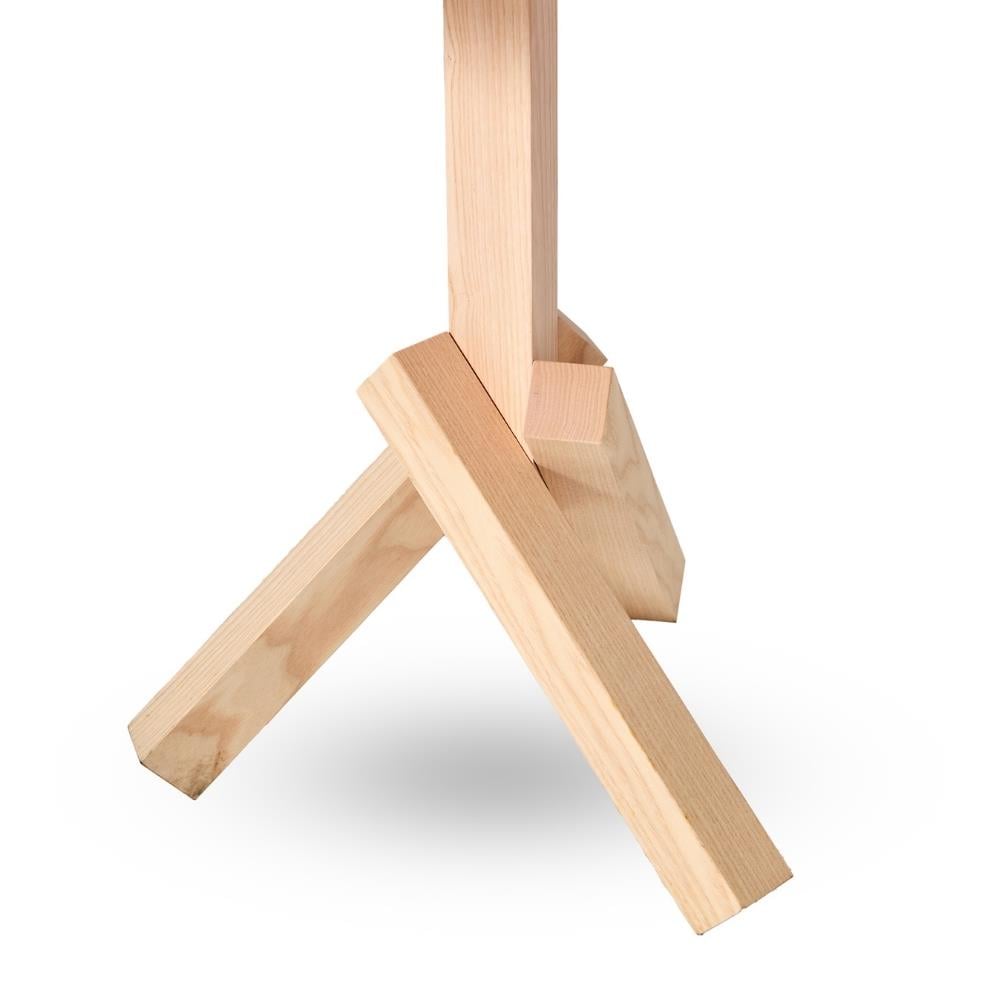 O-I-X Sehpa - Pink Top (Pembe)-Base natural solid ash