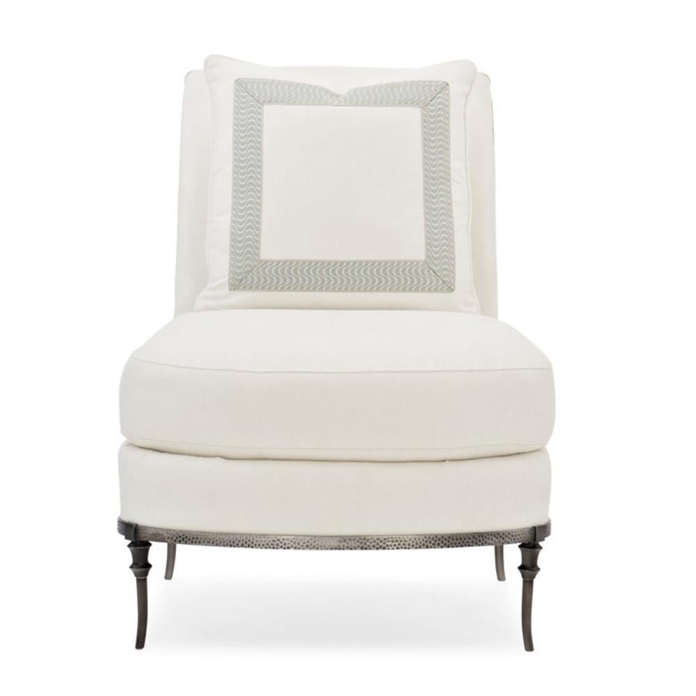 On Point Tekli Koltuk-Kolsuz-Finish Antique-Nickel