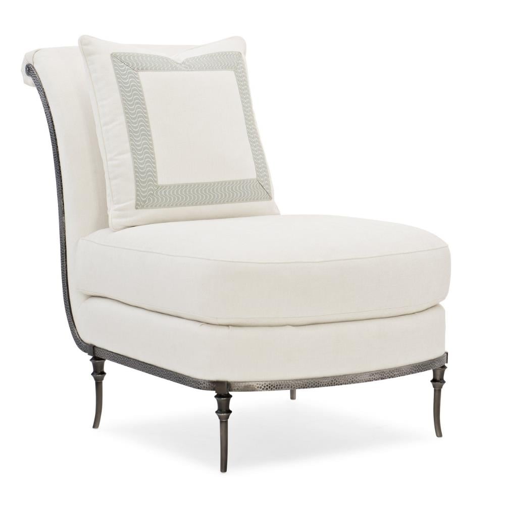 On Point Tekli Koltuk-Kolsuz-Finish Antique-Nickel