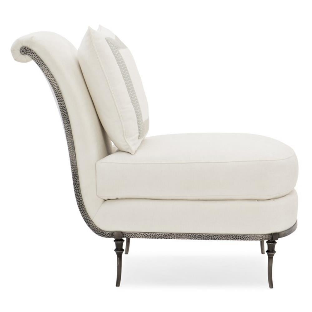 On Point Tekli Koltuk-Kolsuz-Finish Antique-Nickel