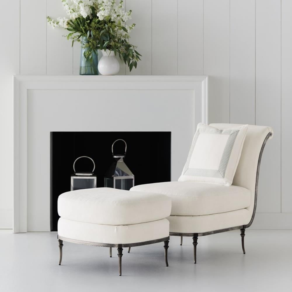 On Point Tekli Koltuk-Kolsuz-Finish Antique-Nickel