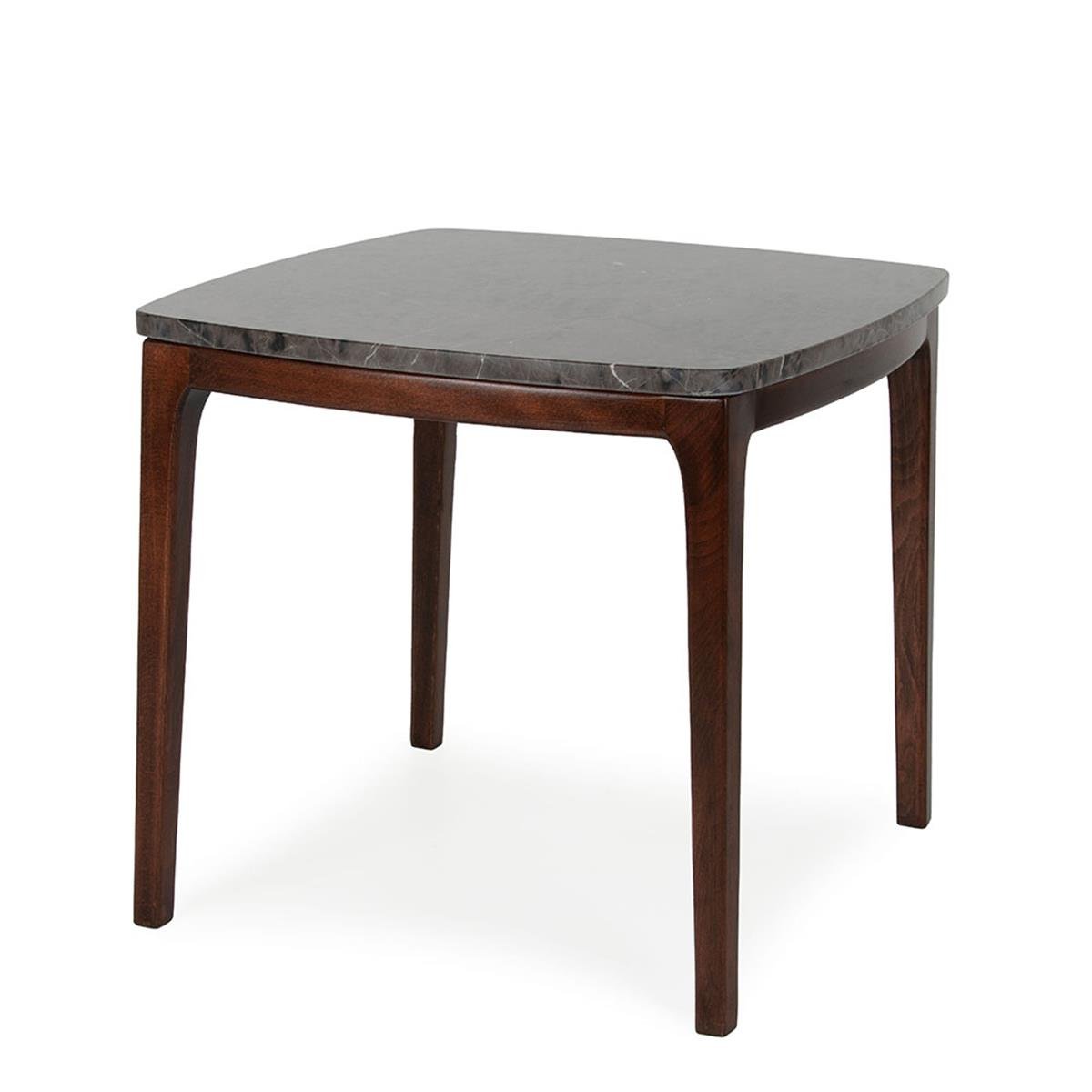 Orta Sehpa Kahverengi Ayak-Mermer Tabla-60*60