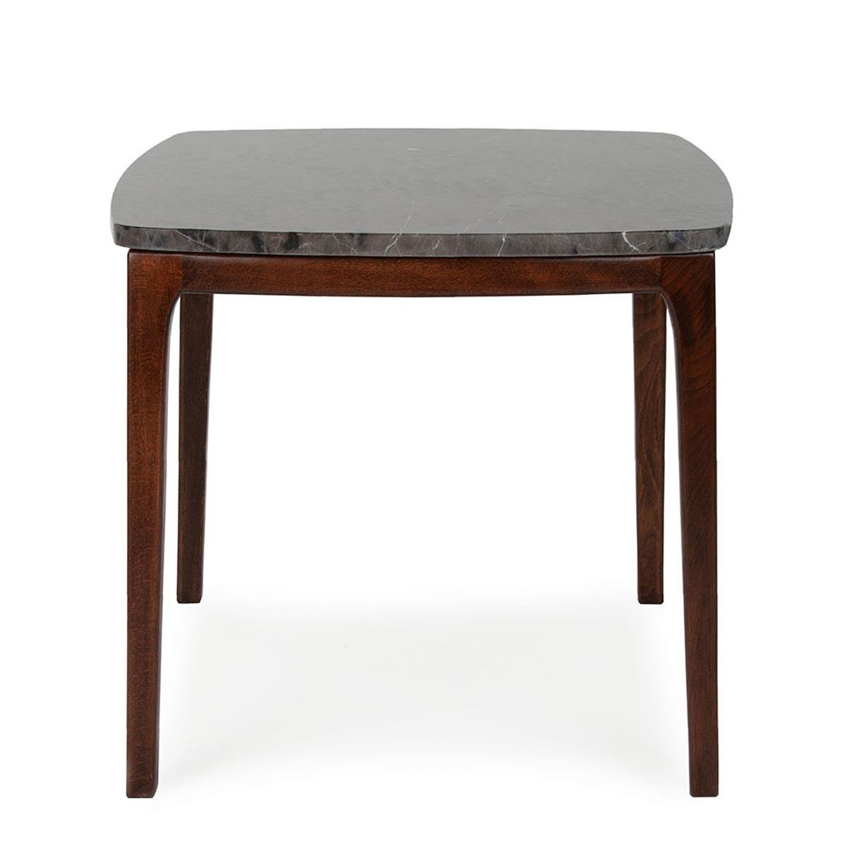 Orta Sehpa Kahverengi Ayak-Mermer Tabla-60*60