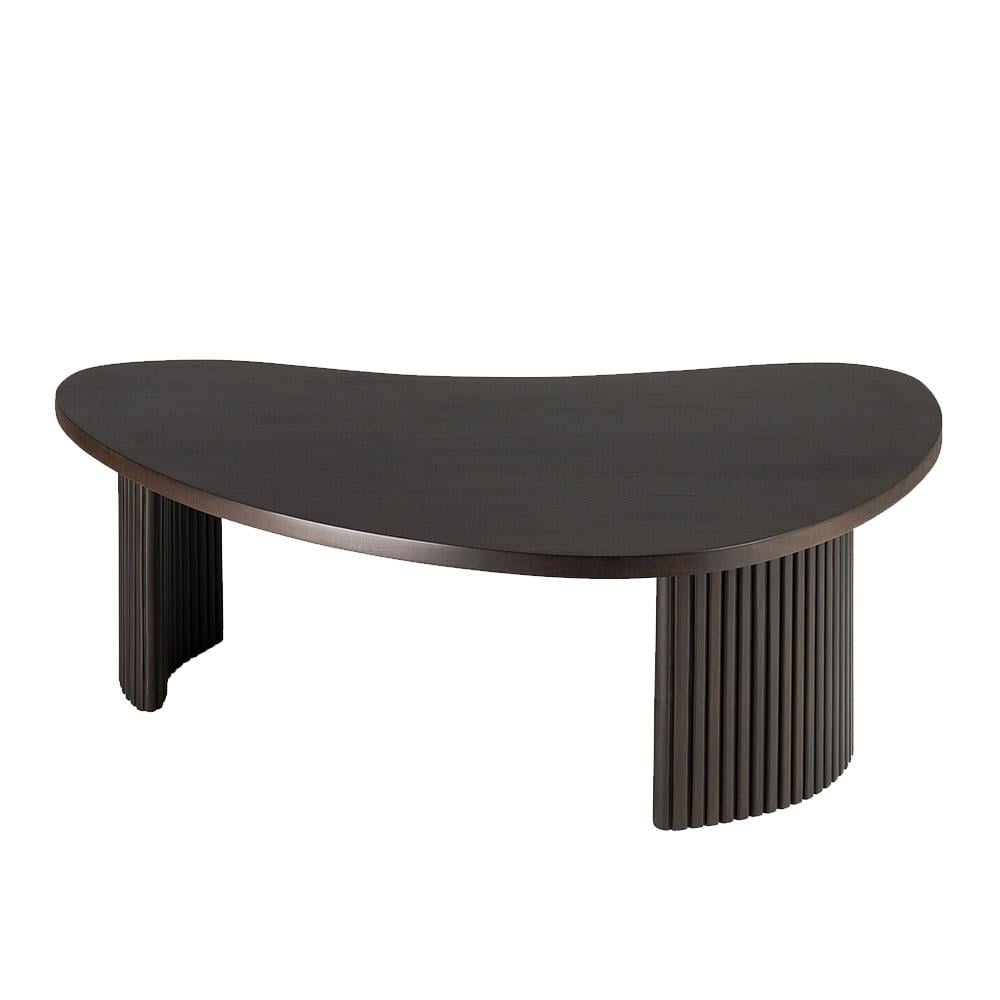 PI Mahogany Boomerang Orta Sehpa-Dark Brown