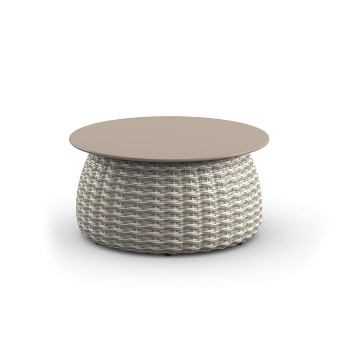 Porcini Yan Sehpa-İskelet Carrara(117)-Tabla Taupe