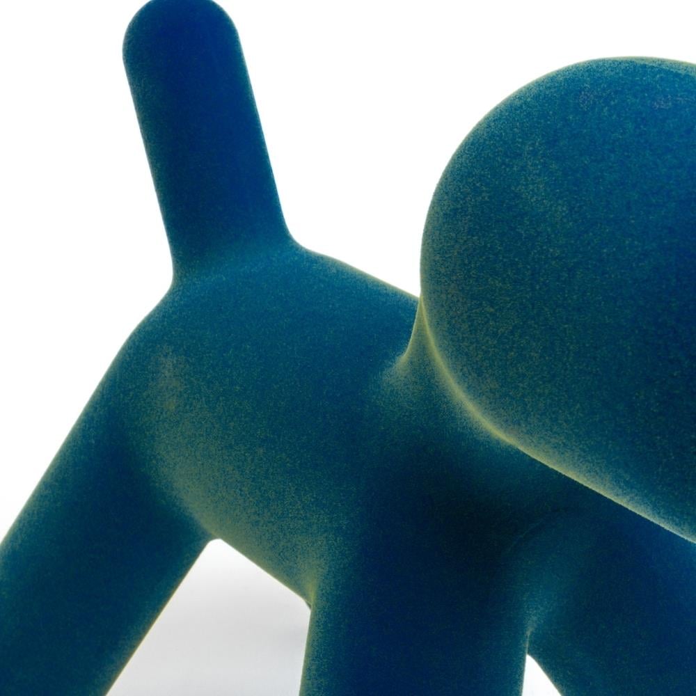 Puppy M Köpek Heykeli Blue (01)-(Outdoor)