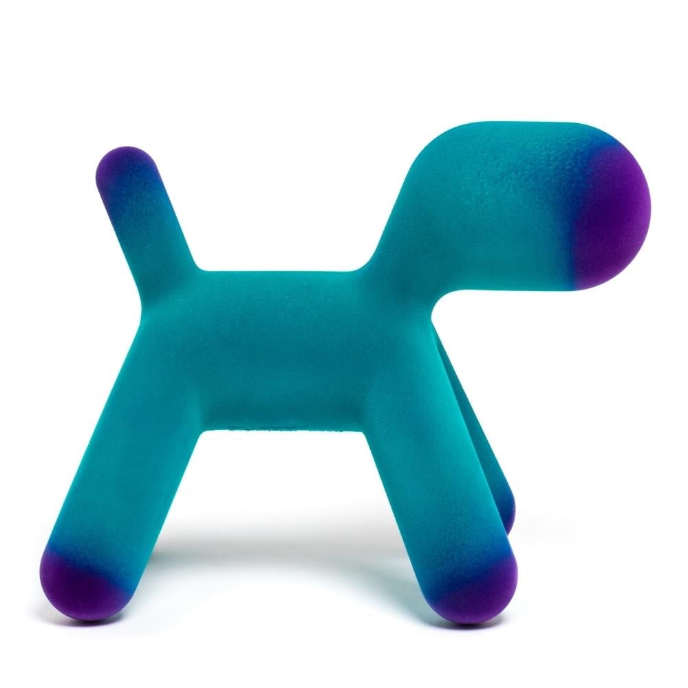 Puppy M Köpek Heykeli Turquoise (10)-(Outdoor)