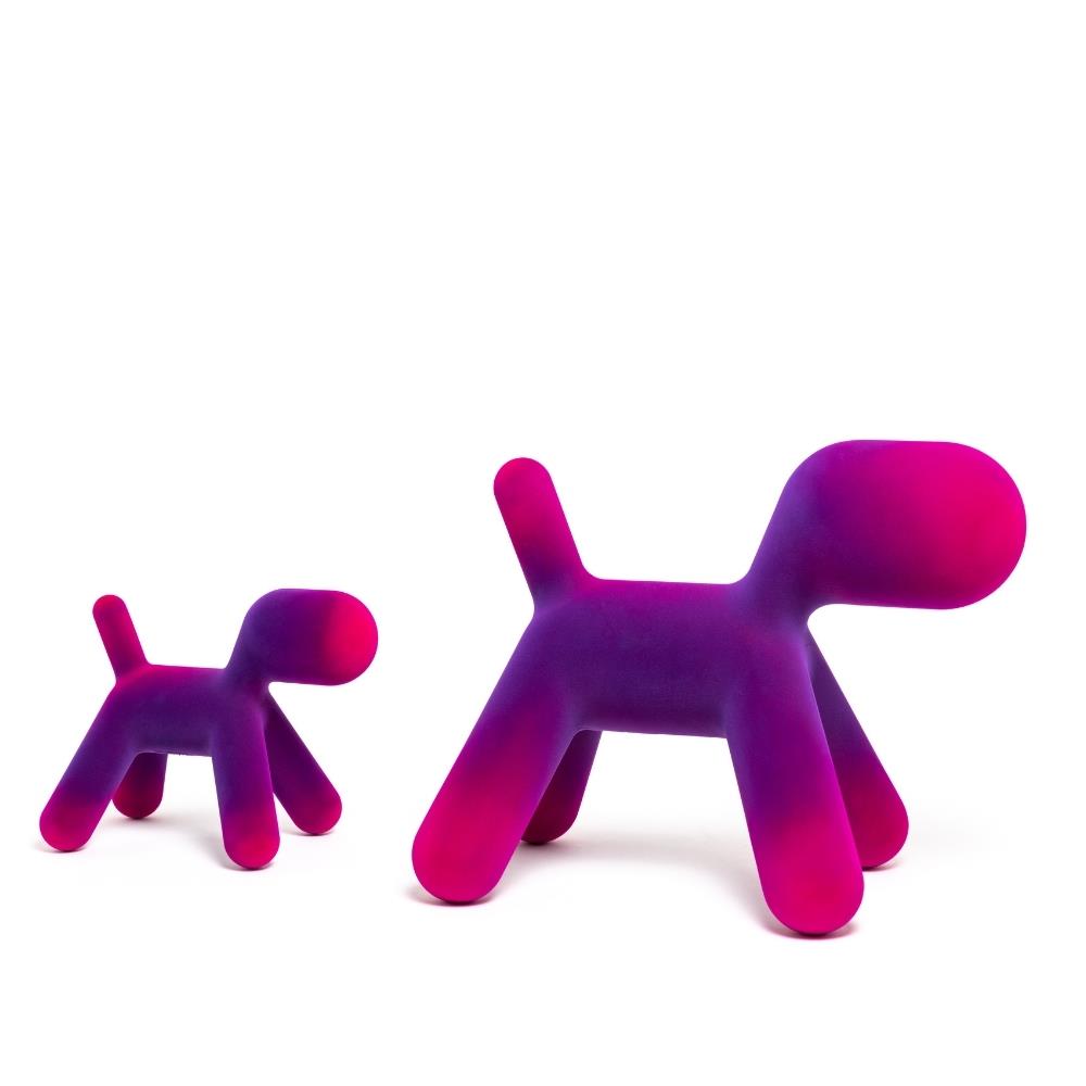Puppy M Köpek Heykeli Violet/Fuchsia (11) (İndoor)