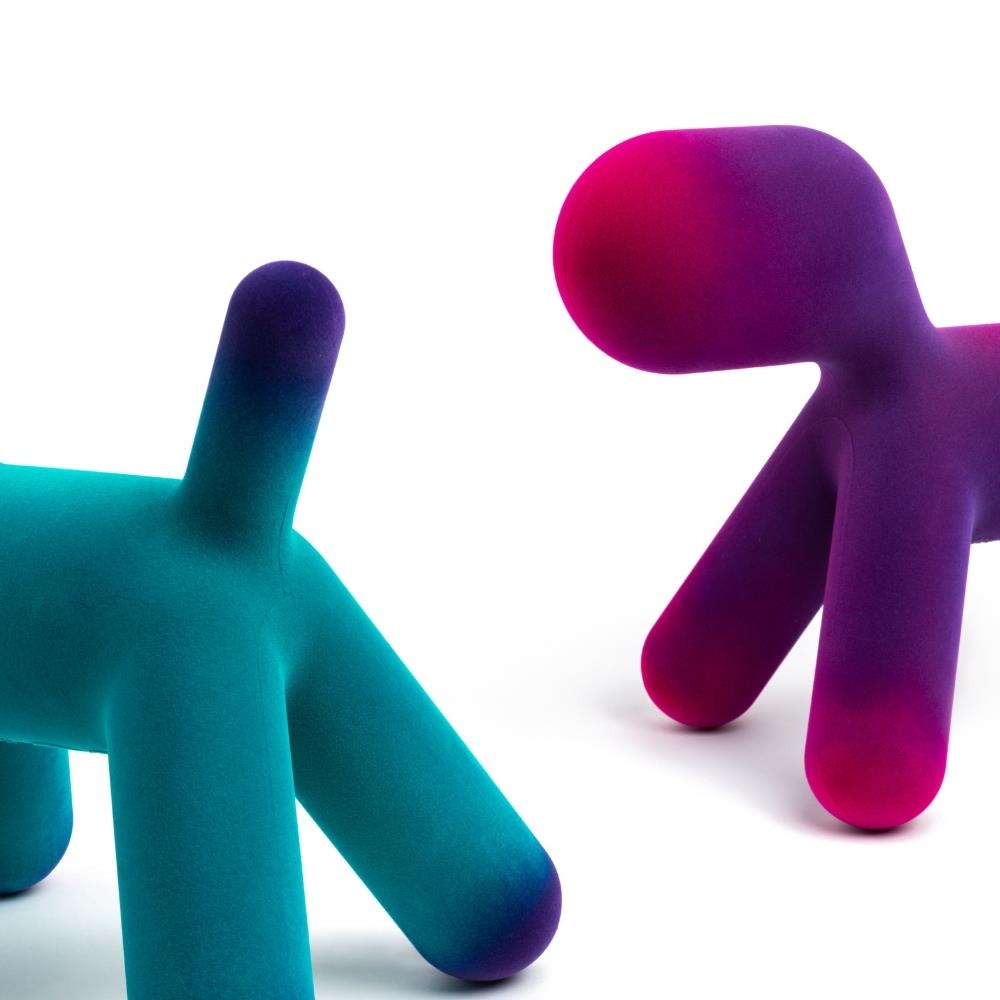 Puppy M Köpek Heykeli Violet/Fuchsia (11) (İndoor)