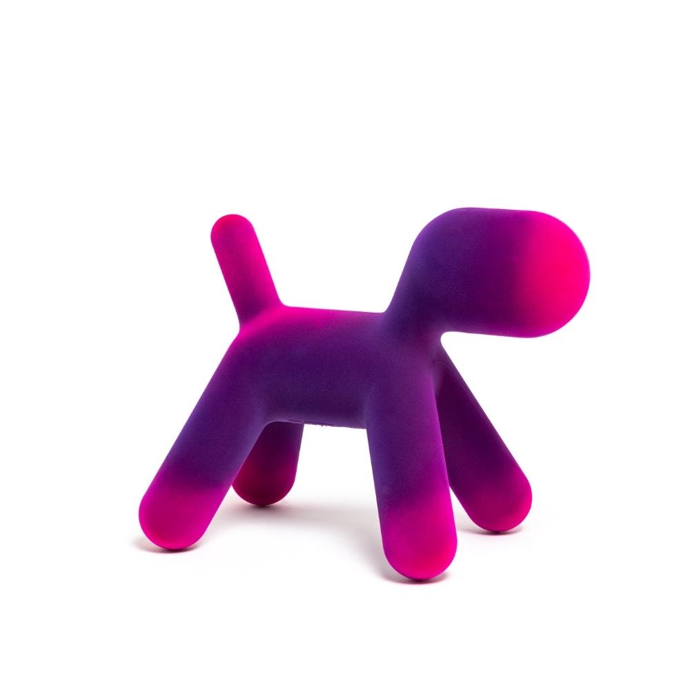 Puppy M Köpek Heykeli Violet/Fuchsia (11) (İndoor)
