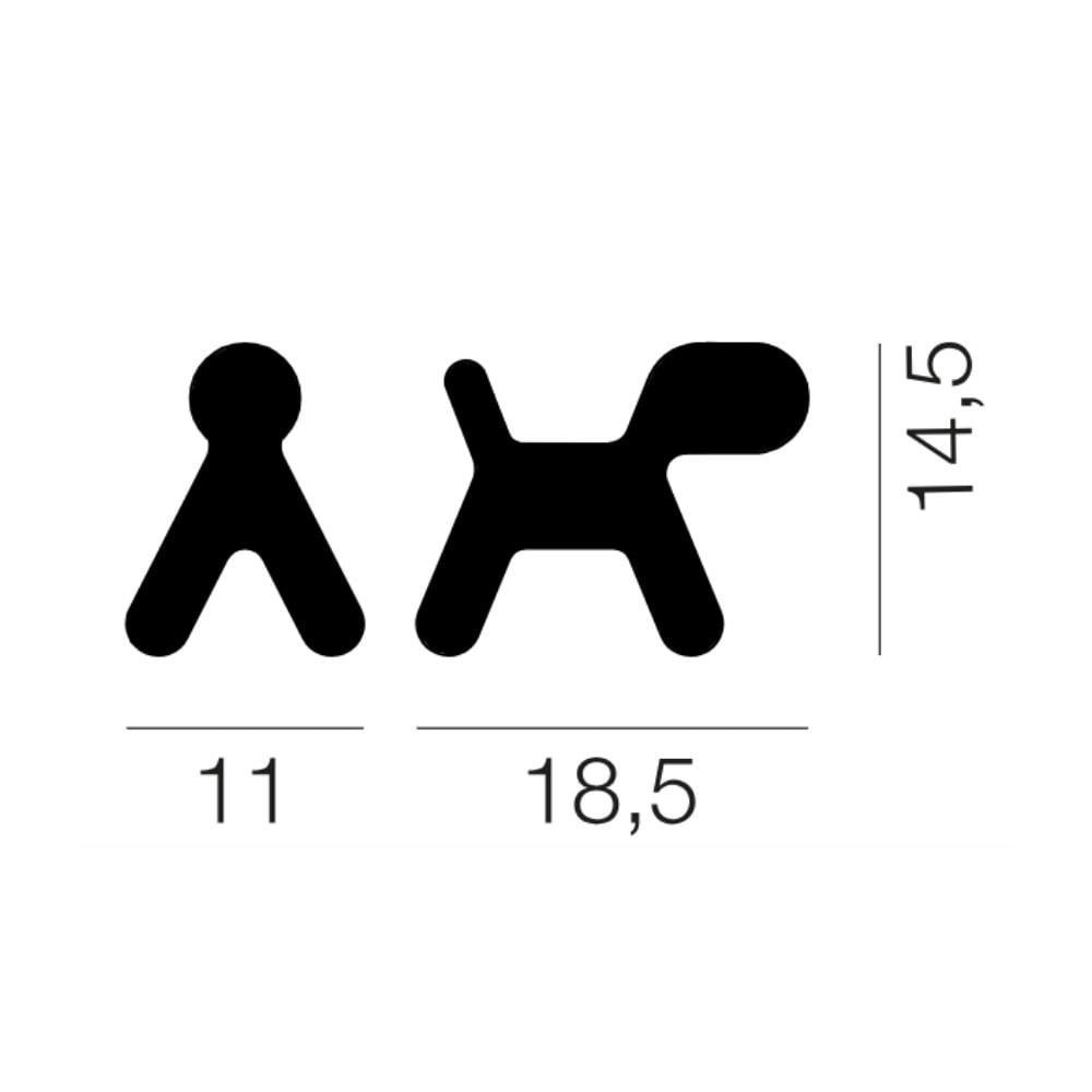 Puppy XS Köpek Heykeli-Yellow (03)-(İndoor)