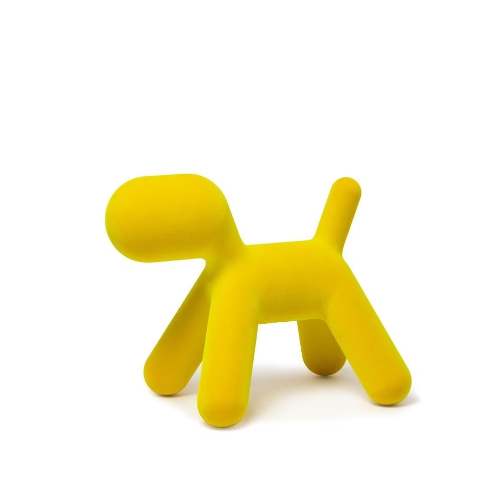 Puppy XS Köpek Heykeli-Yellow (03)-(İndoor)