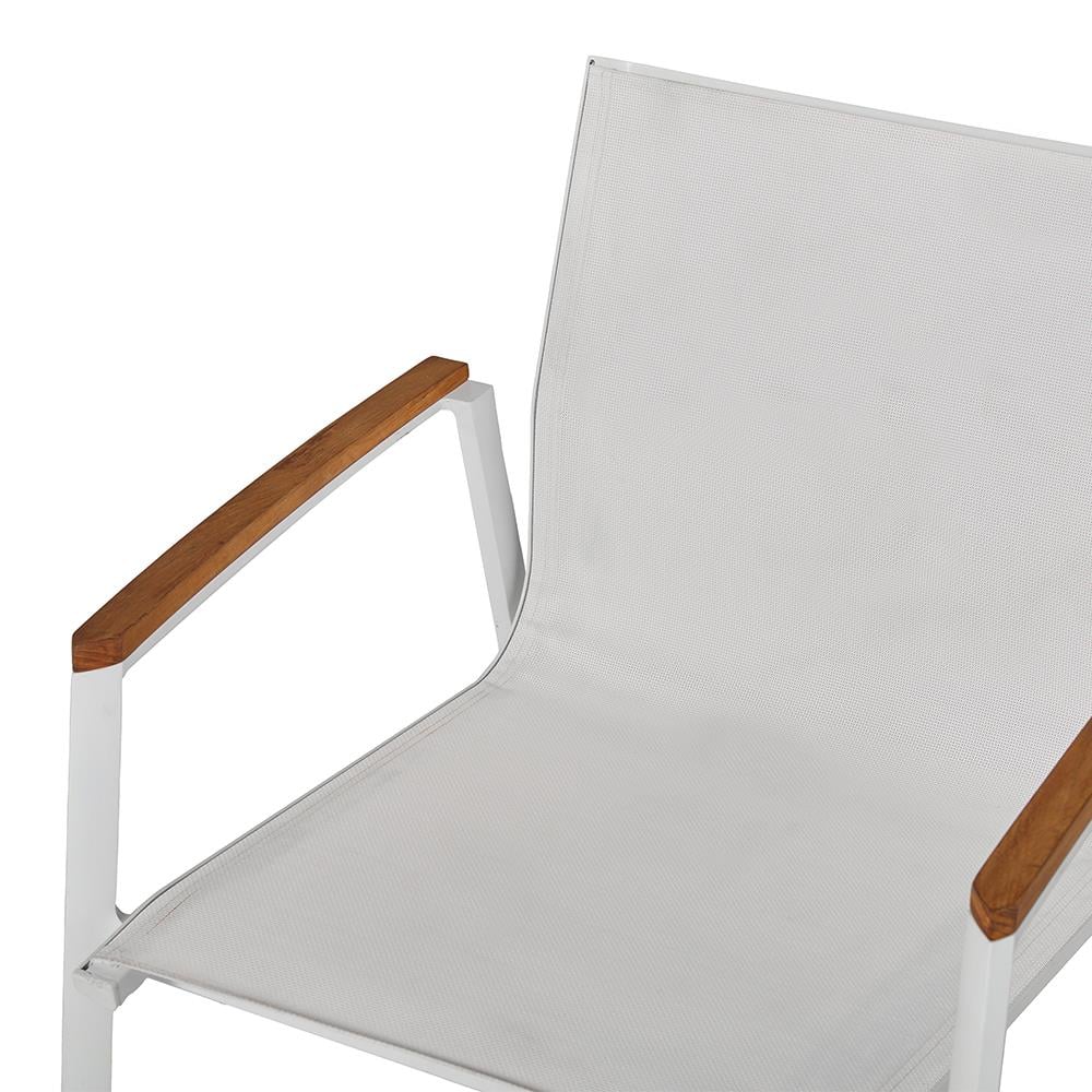 Bondi Koltuk - İskelet: Beyaz - Kumaş: Beyaz (Alçak Oturum)