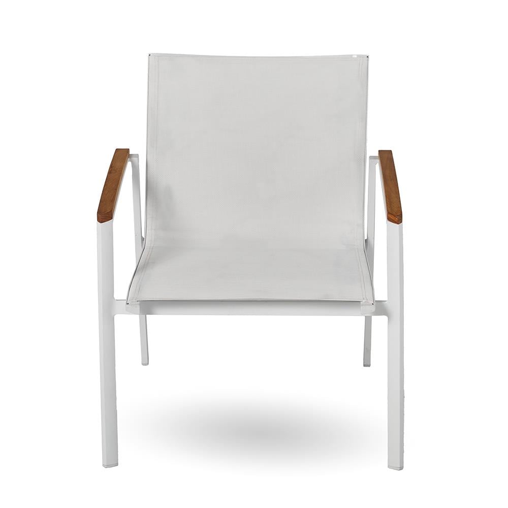 Bondi Koltuk - İskelet: Beyaz - Kumaş: Beyaz (Alçak Oturum)