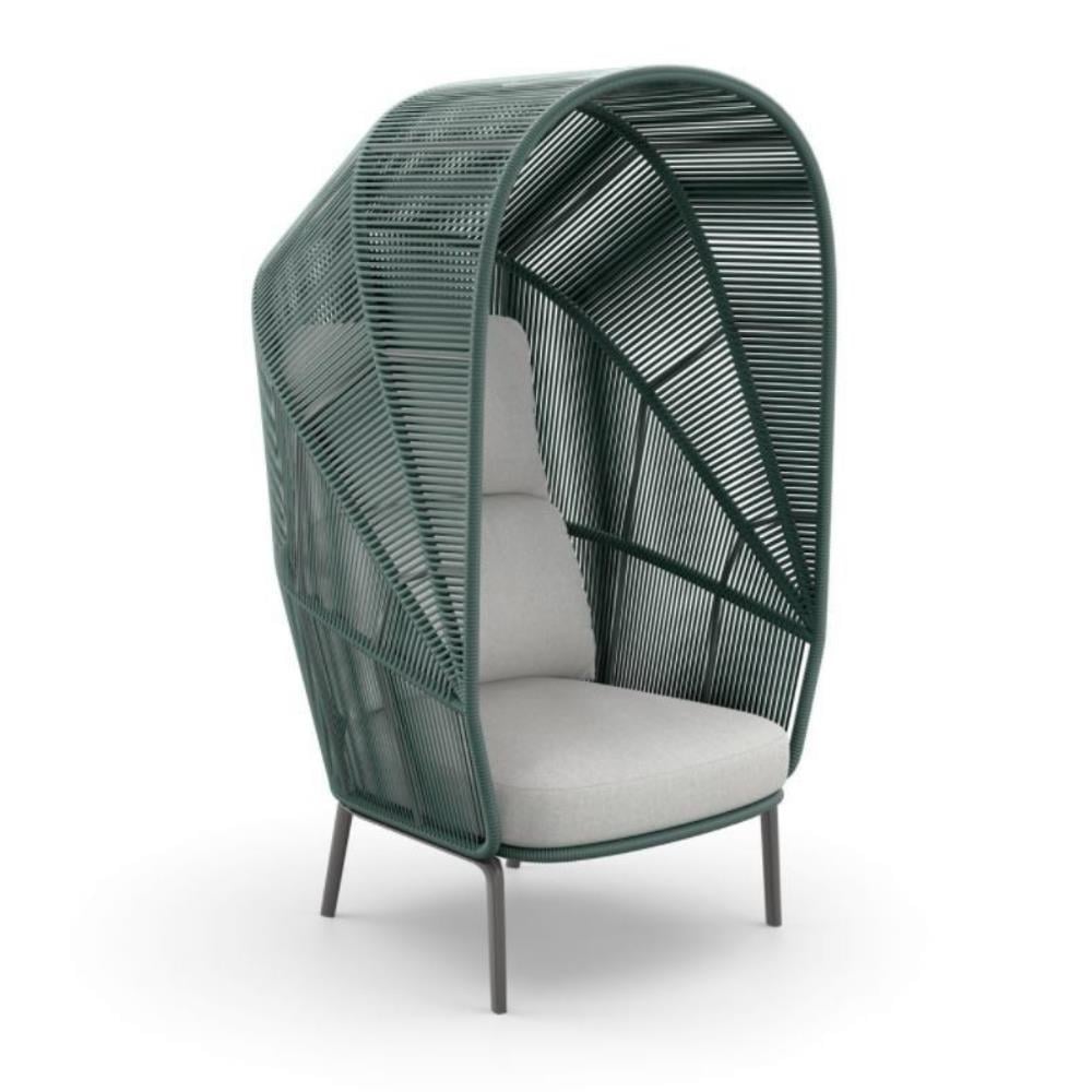 Rilly Cocoon Tekli Koltuk-İskelet Teal Touch (158)-(Sunbrella Minder Dahil)