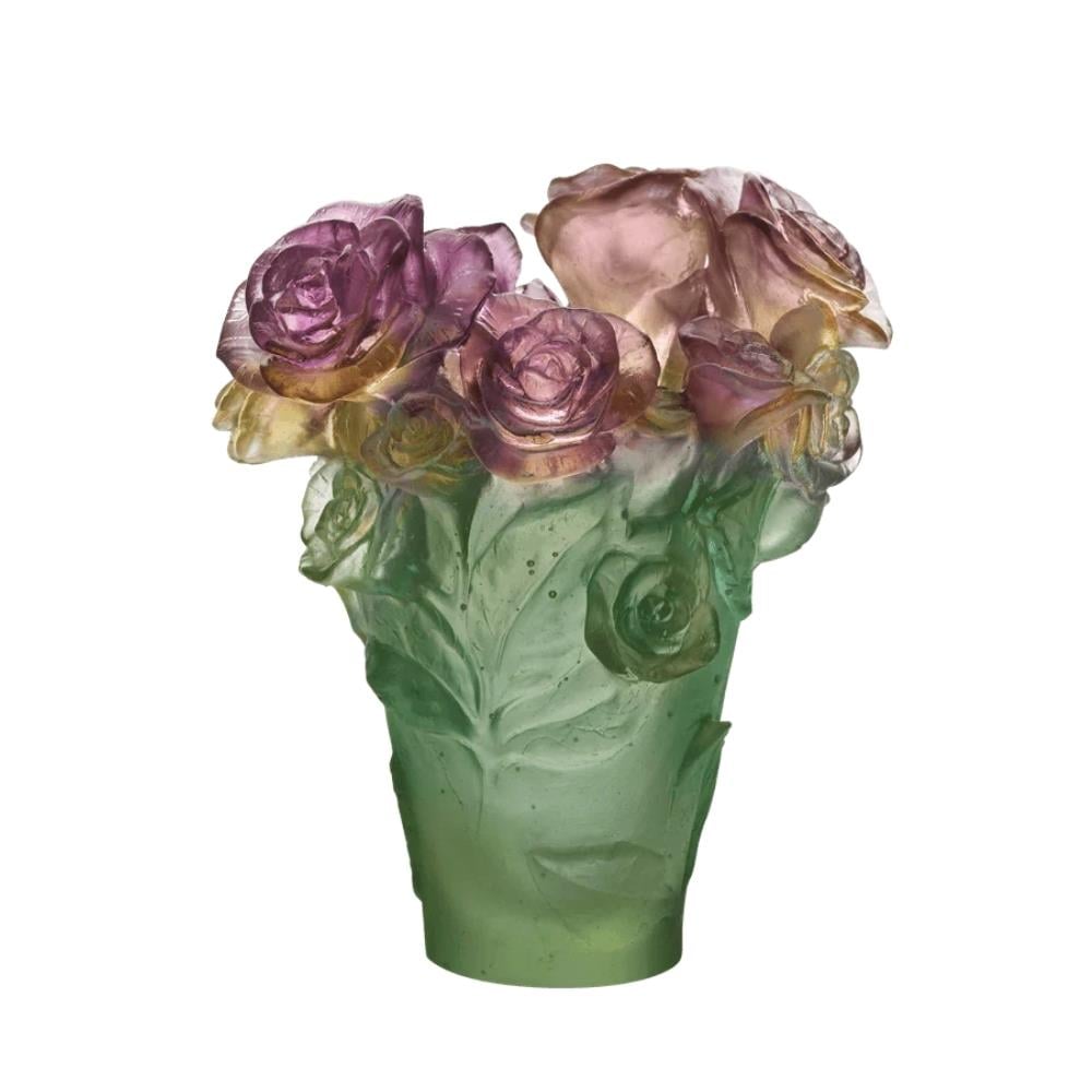 Rose Passion Vazo - Small - Pink,Green
