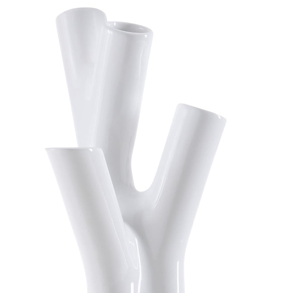 Roseau Small Vazo - White