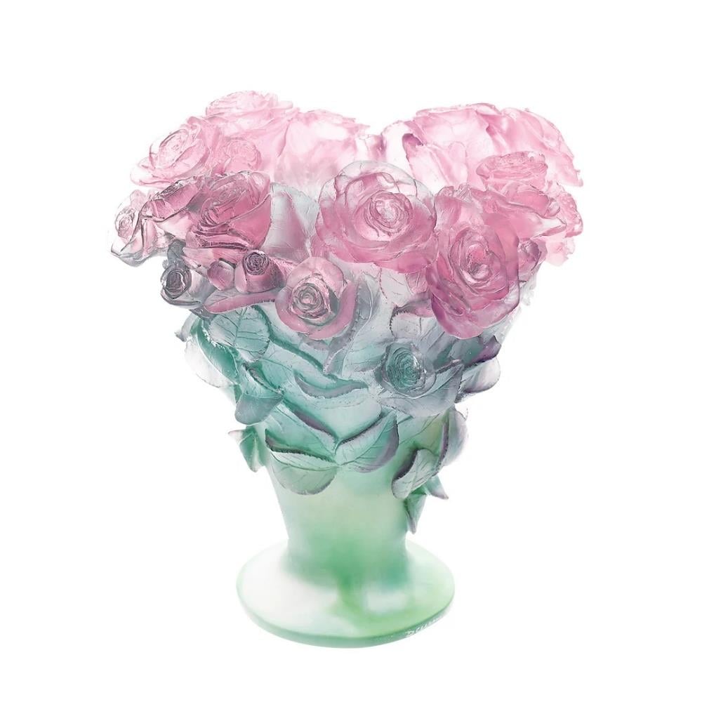 Roses Vazo - Large - Pink,Green
