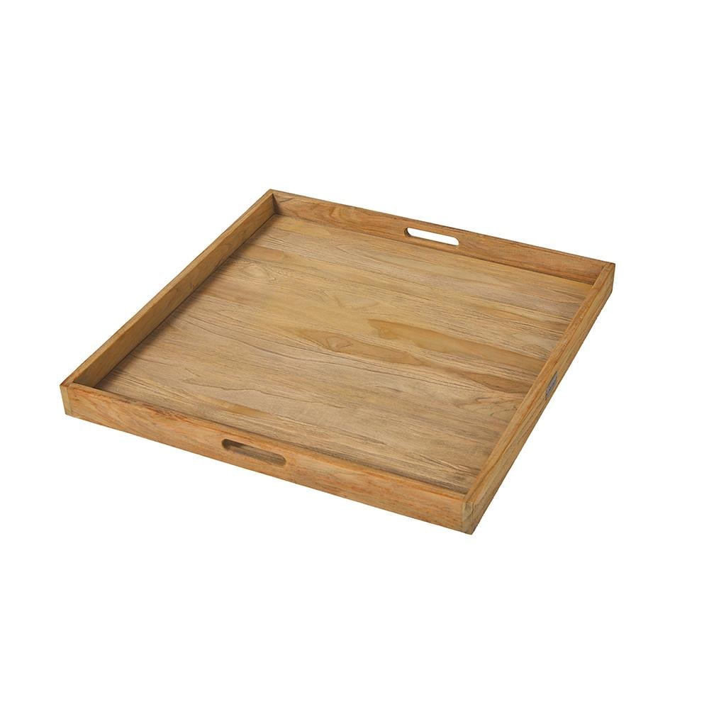 Rough-X Servis Tepsisi 60x60cm - Grey Teak Wash