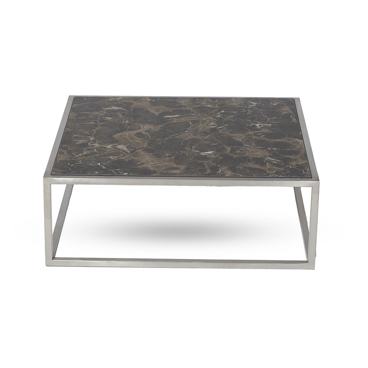 Sehpa - Paslanmaz -75x75 cm