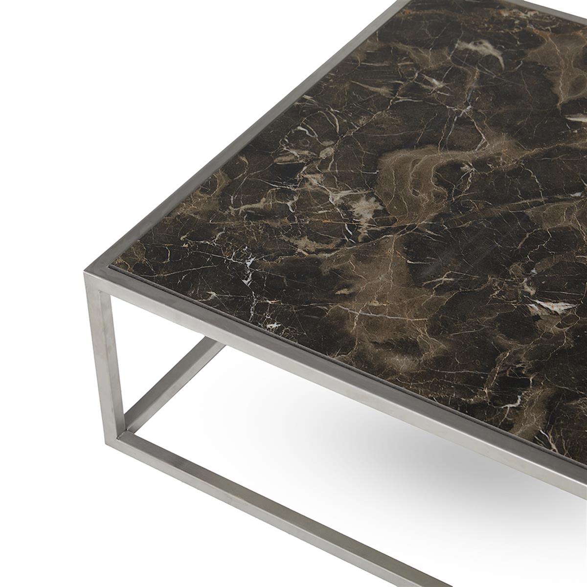 Sehpa - Paslanmaz -75x75 cm