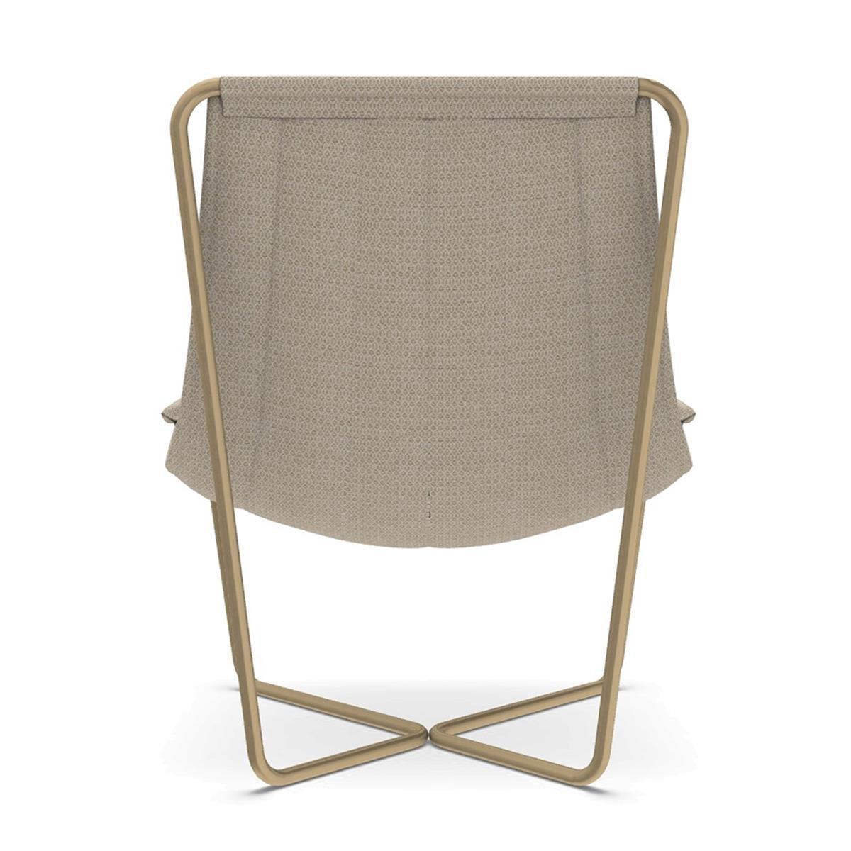 Sling Tekli Koltuk-Burnished Brass-Sand