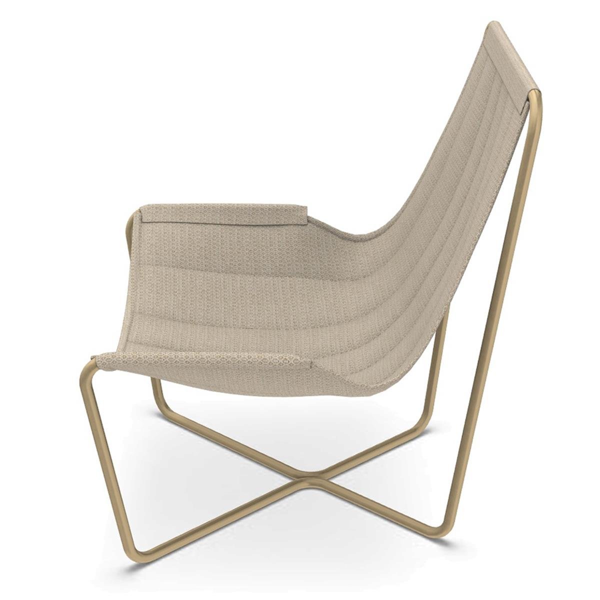 Sling Tekli Koltuk-Burnished Brass-Sand