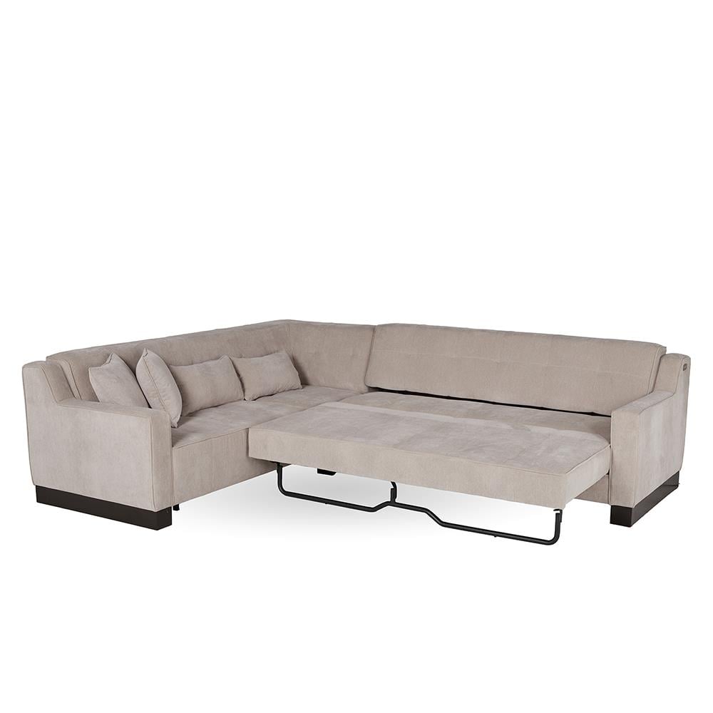 Spring Mekanizmalı Yataklı Köşe Kanepe