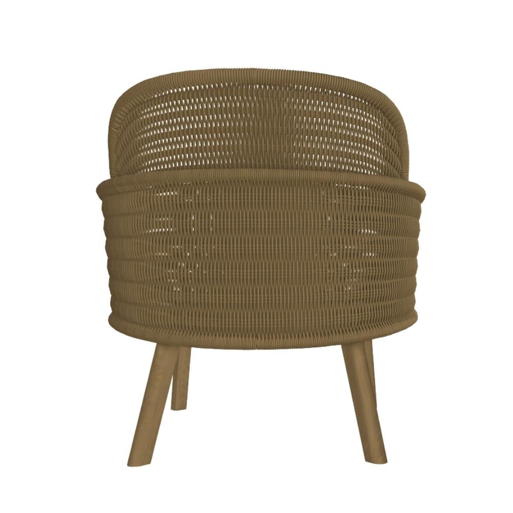 Suro Teak Tekli Koltuk - Weave Hemp - Minder Sırt ve Oturum Minderi Naram Warm Cotton F kategori