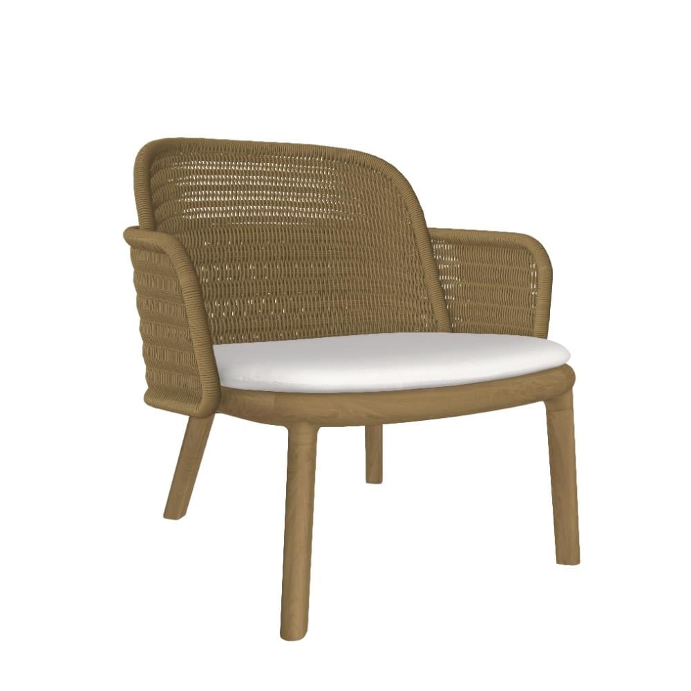 Suro Teak Tekli Koltuk - Weave Hemp - Minder Sırt ve Oturum Minderi Naram Warm Cotton F kategori