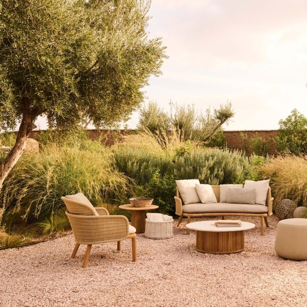 Suro Teak Tekli Koltuk - Weave Hemp - Minder Sırt ve Oturum Minderi Naram Warm Cotton F kategori