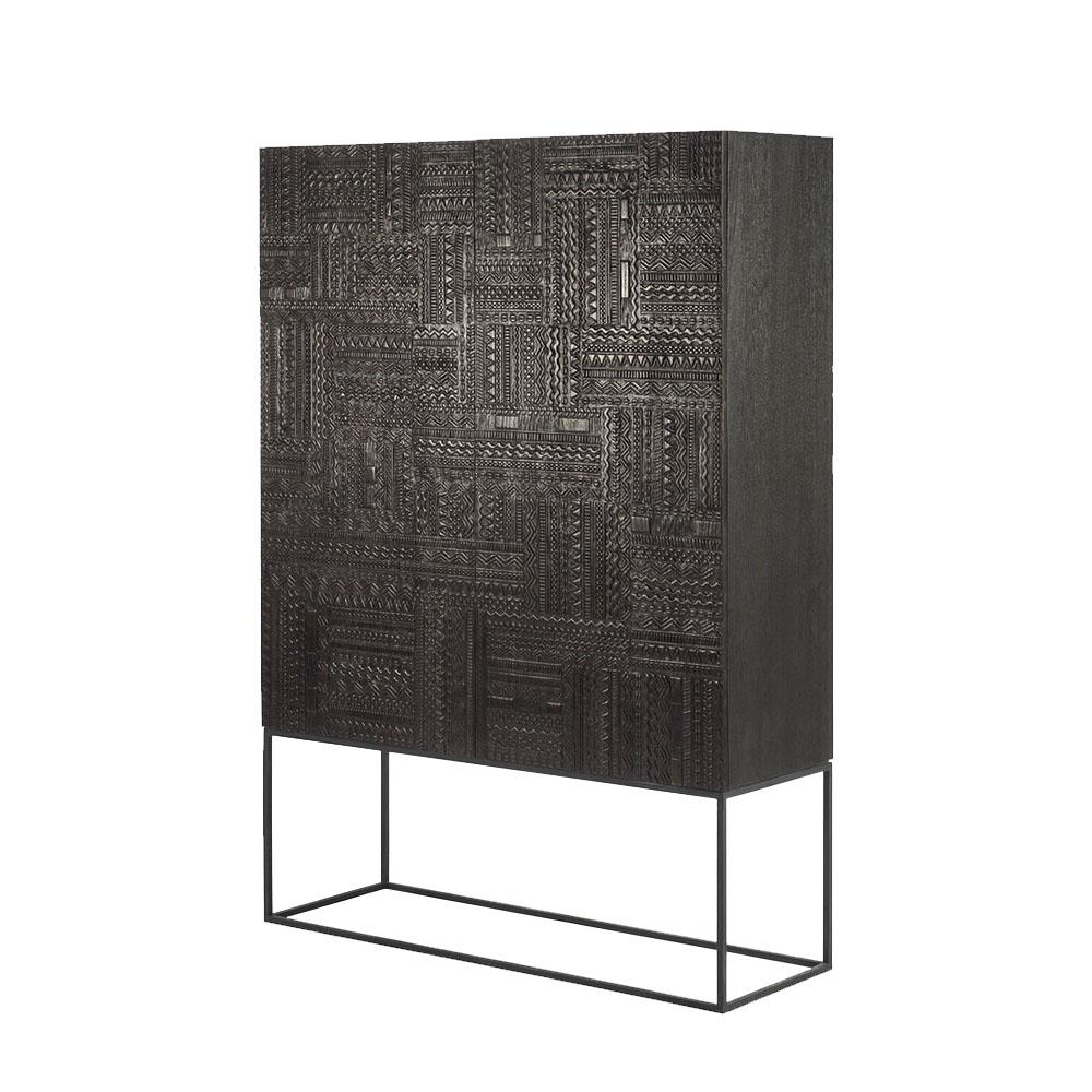 Tabwa-2 Kapaklı-Dolap-Black