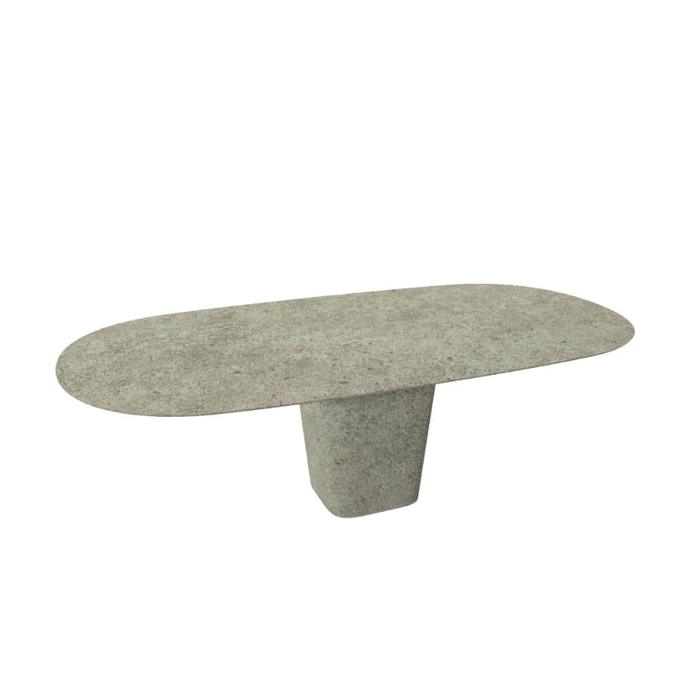 Tao Yemek Masası Oval - Linen - 240 cm