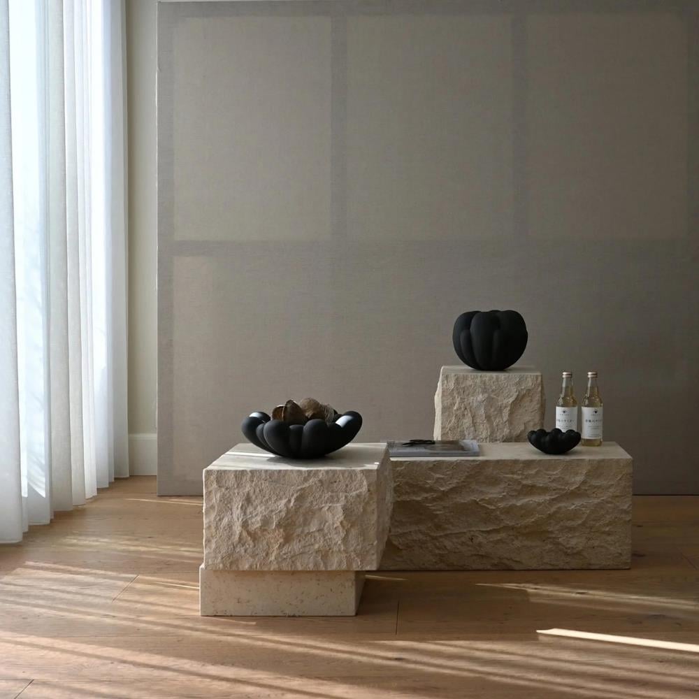 Temple Coffee Table Alçak - Limestone