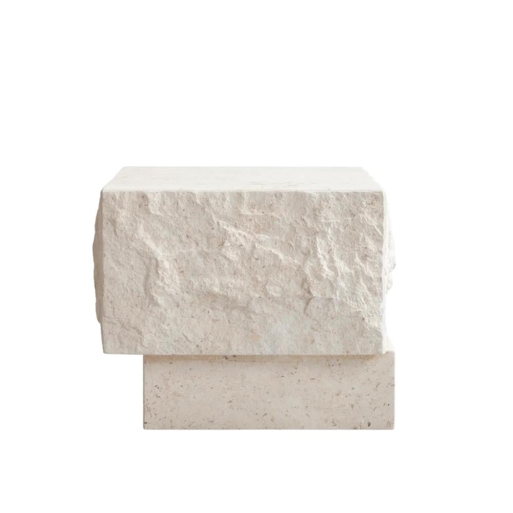 Temple Coffee Table Alçak - Limestone