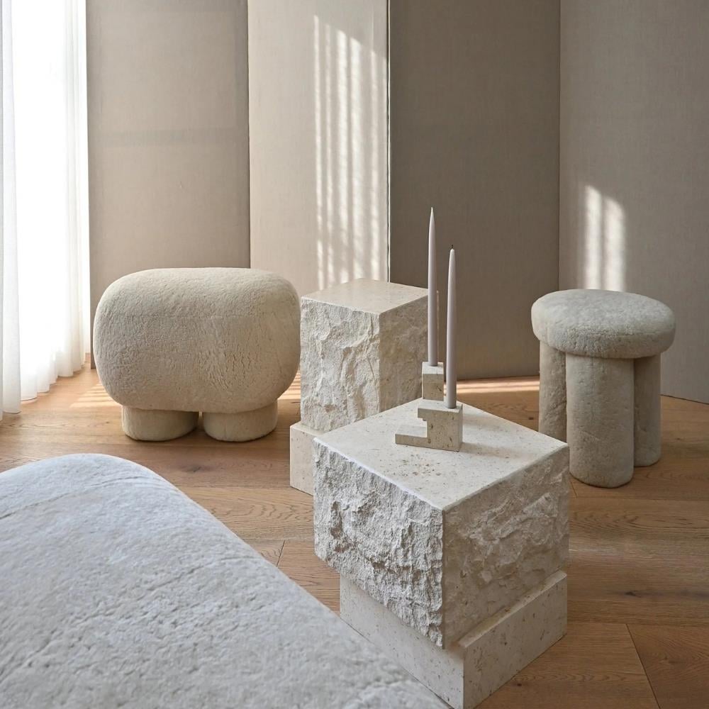 Temple Coffee Table Uzun - Limestone