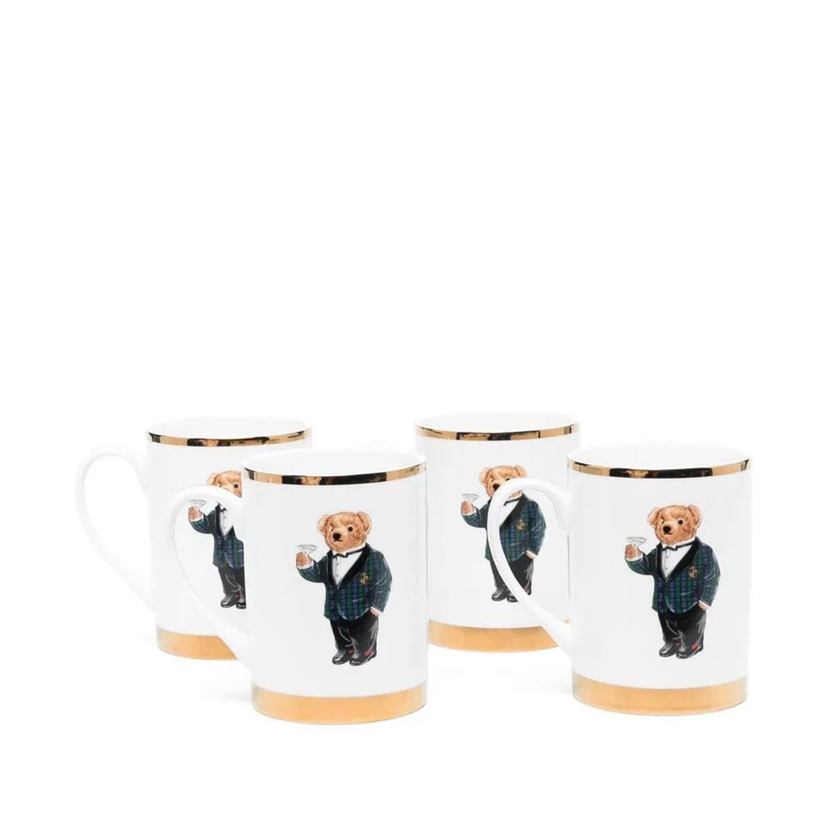 Thompson Set of 4 Tabak-Mugs