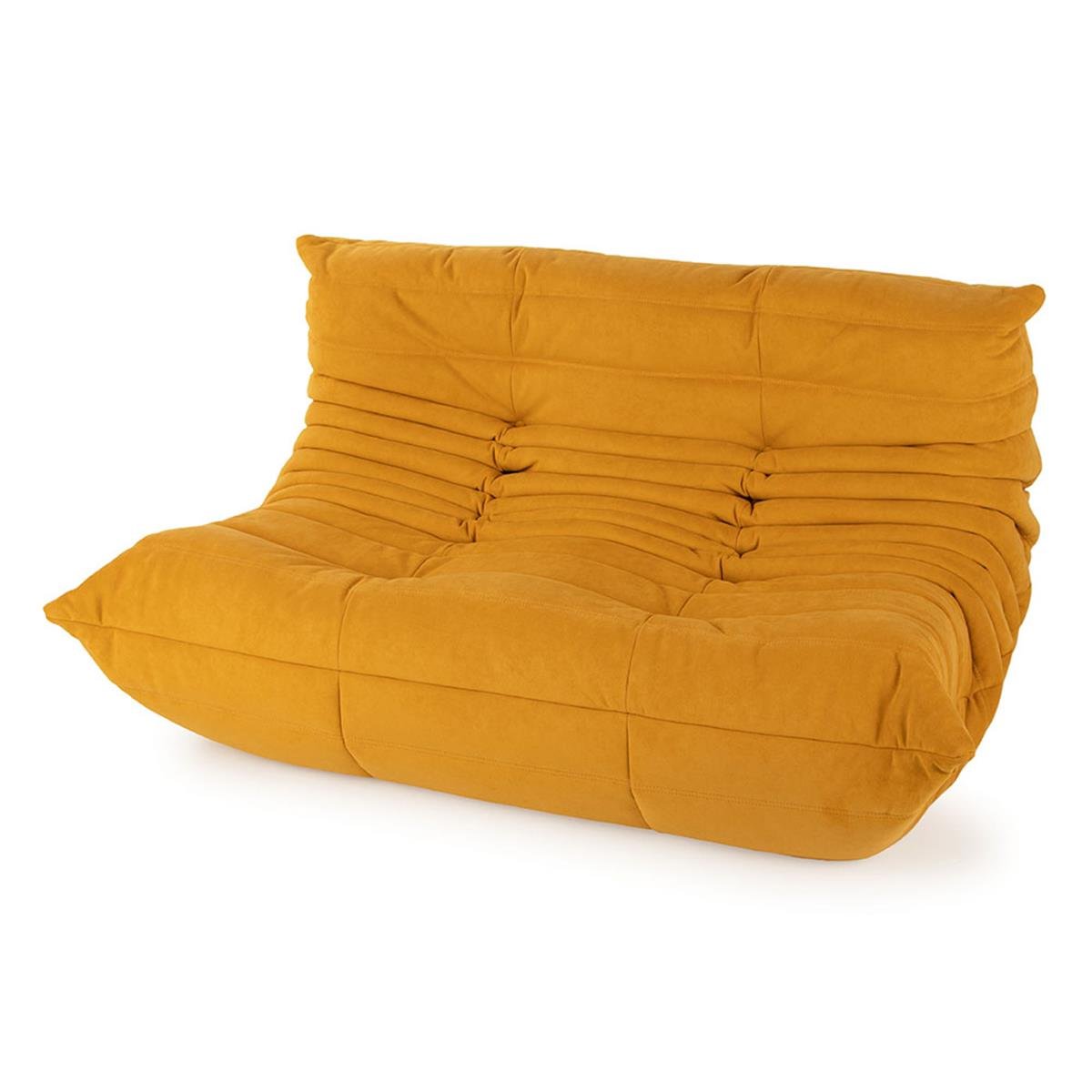 Togo Small İkili Kanepe-Kumaş Alcantara (Y116)-(Grade S)