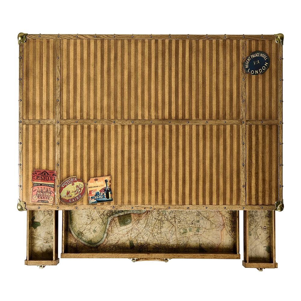 Travel Trunk Style with Storage Orta Sehpa