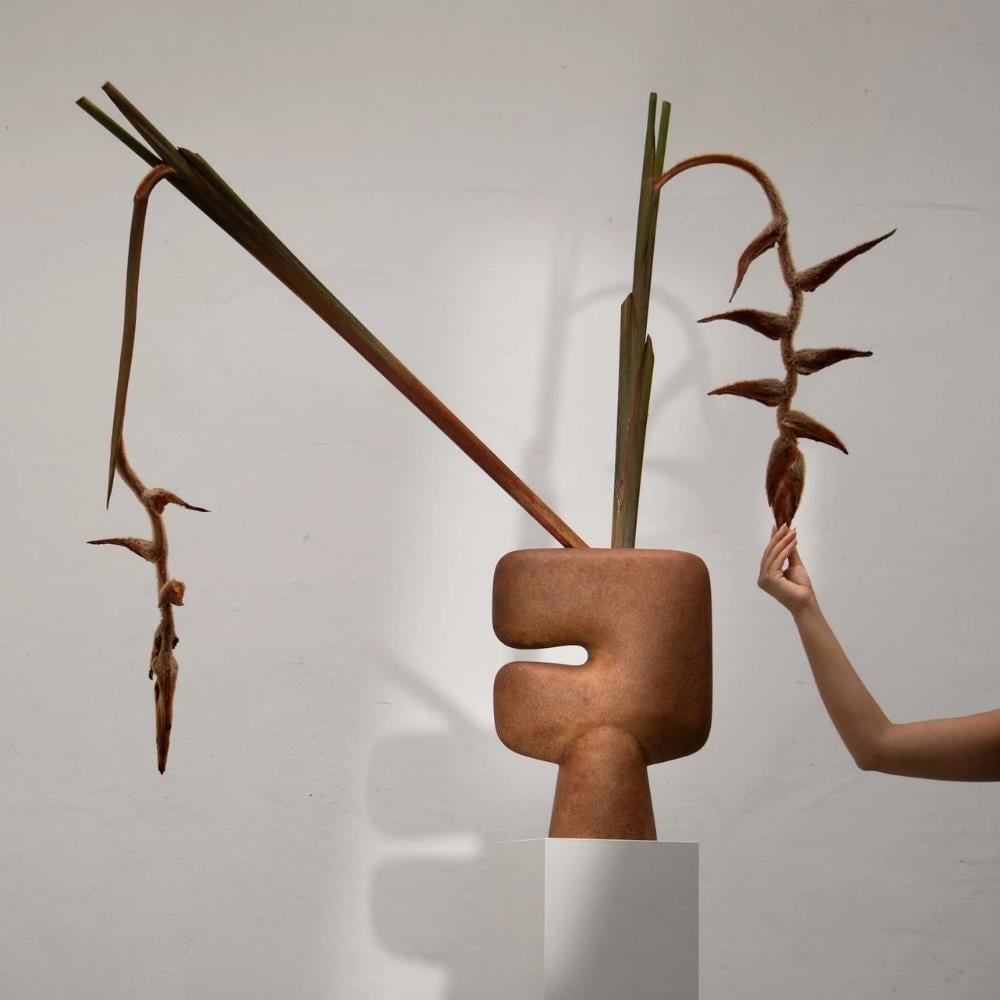 Tribal Vazo - Big - Terracotta