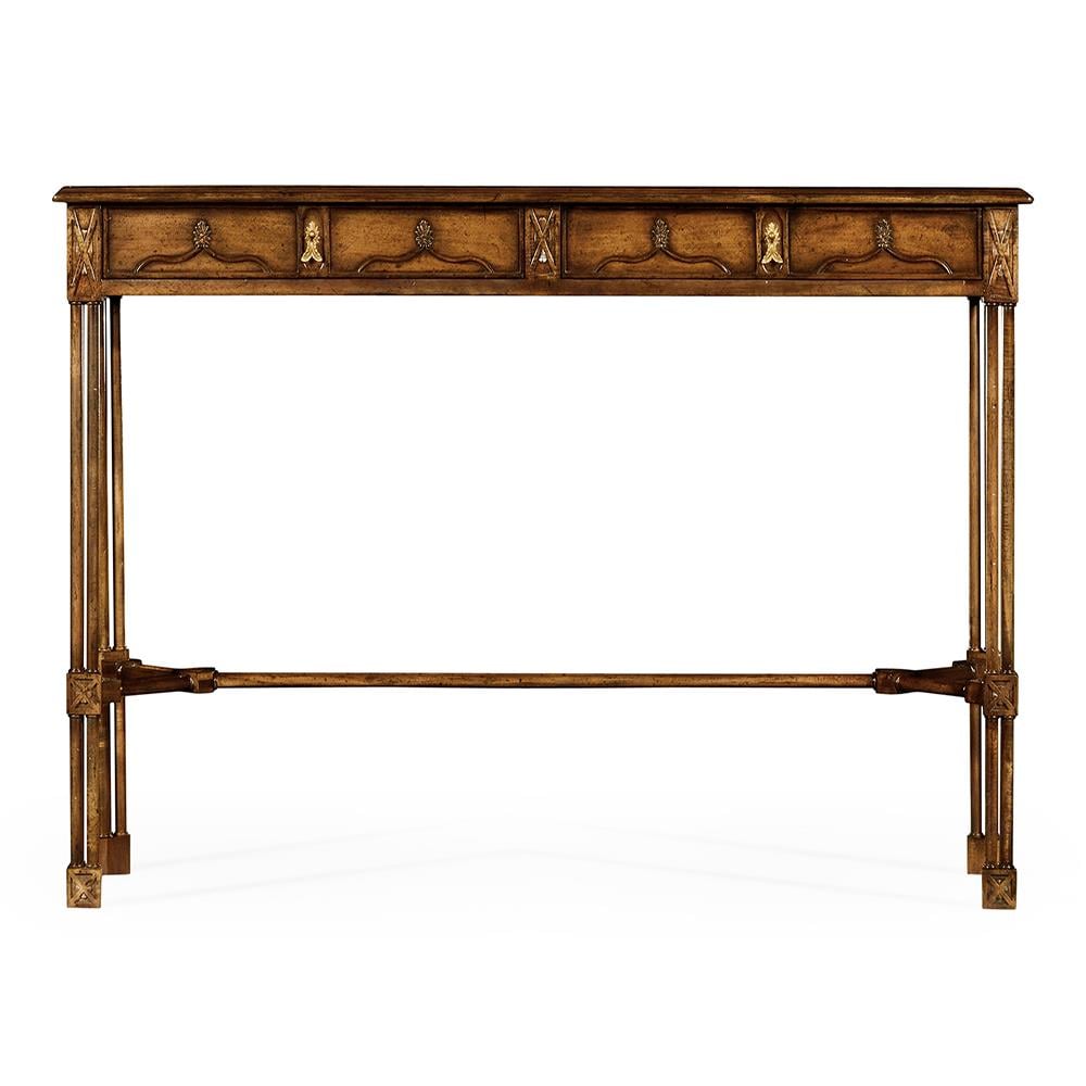 Tribeca Konsol - Small - Finish-Crw-05 (Dark American Crotch Walnut)