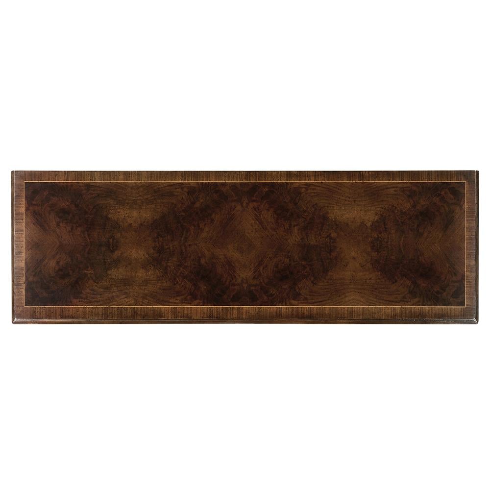 Tribeca Konsol - Small - Finish-Crw-05 (Dark American Crotch Walnut)
