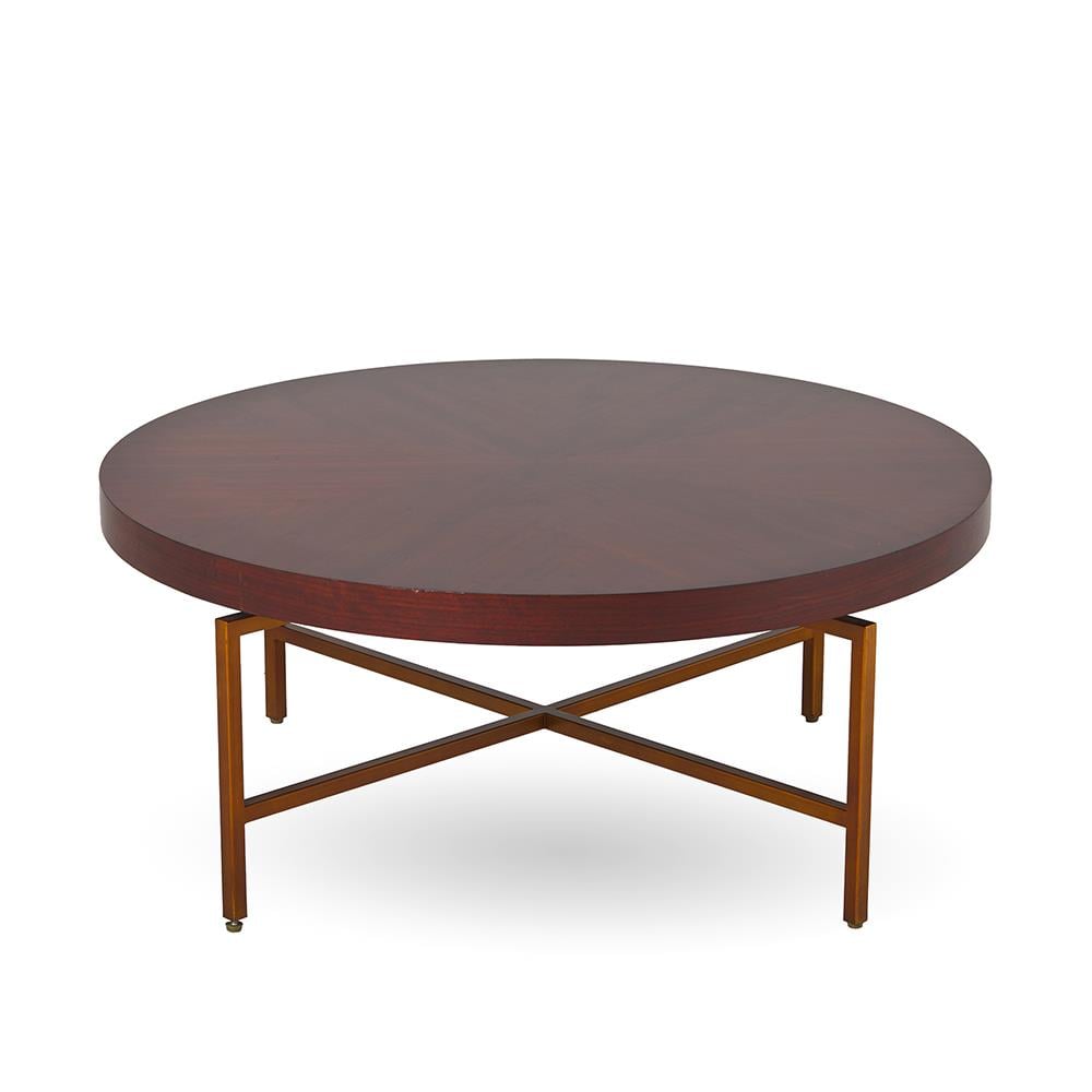 Vandyke Ahşap Tablalı Yuvarlak Orta Sehpa D96.5X41h