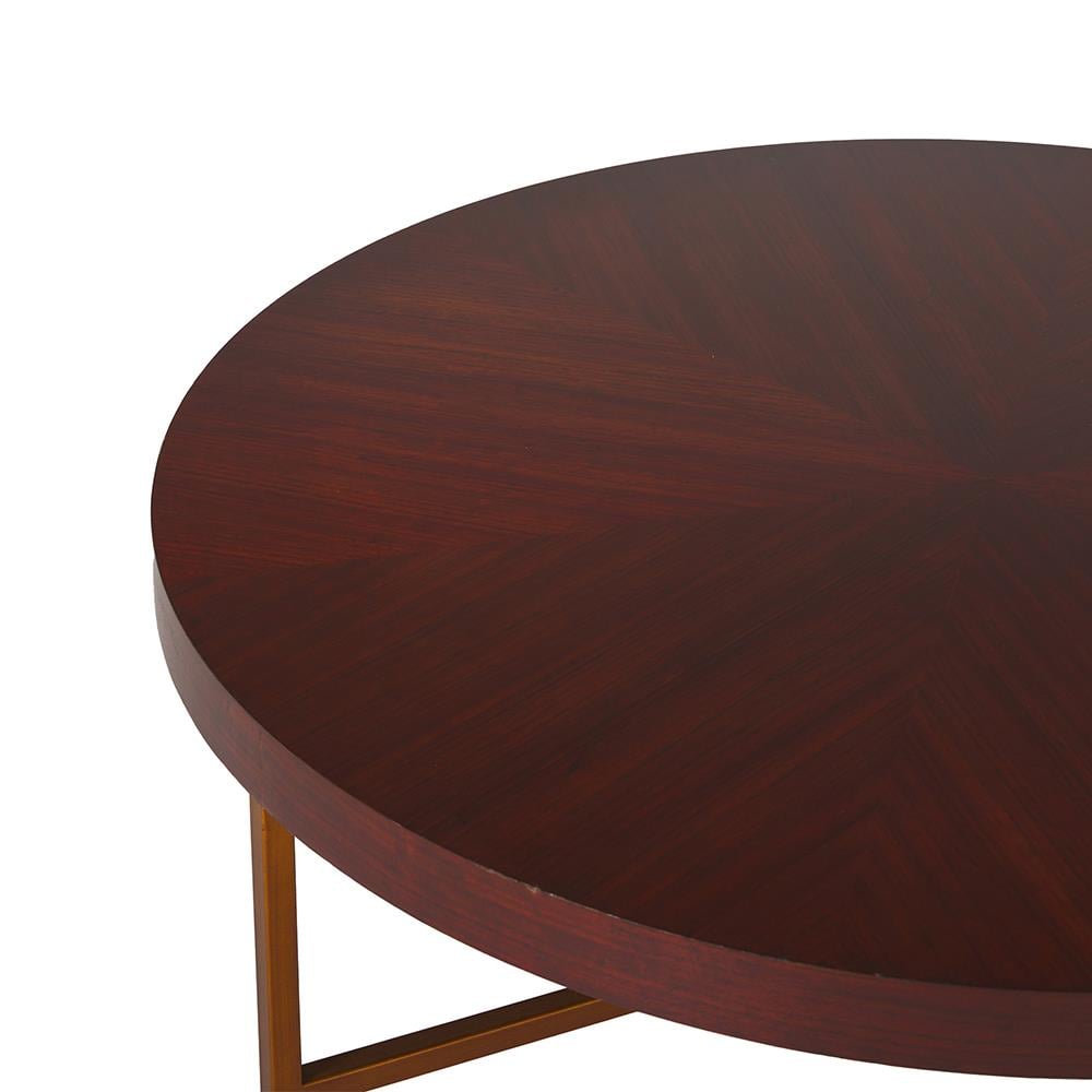 Vandyke Ahşap Tablalı Yuvarlak Orta Sehpa D96.5X41h