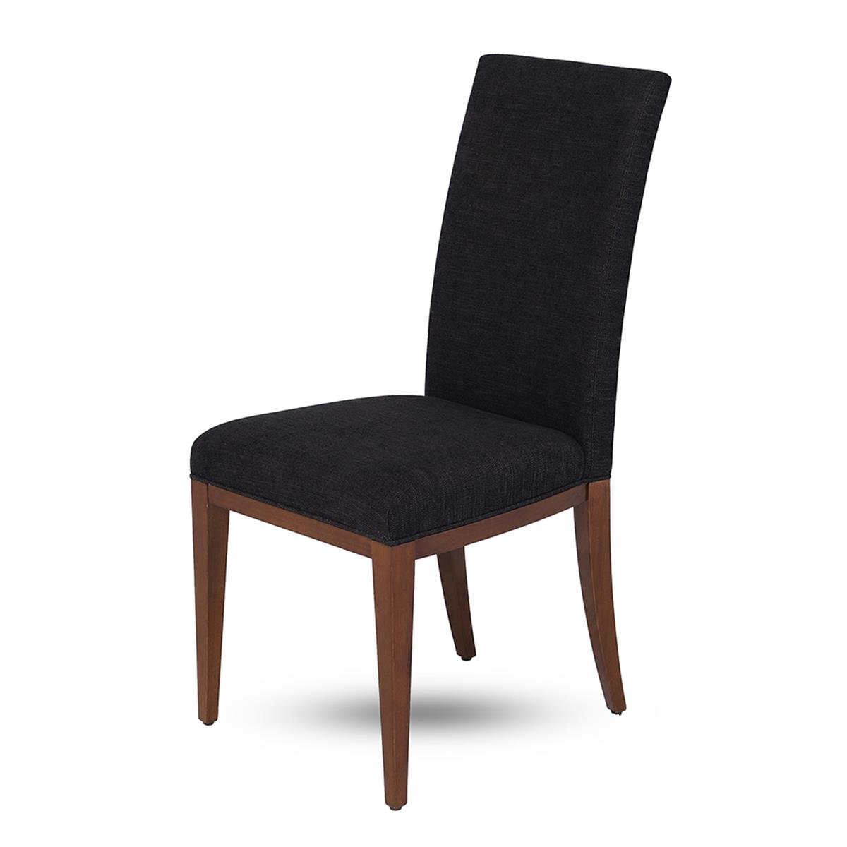 Vera Kolsuz Sandalye - Fab: Las Vegas Black S3A12- Fin:OO - Antique walnut-coloured On Shallac Base- 48x63/98/48